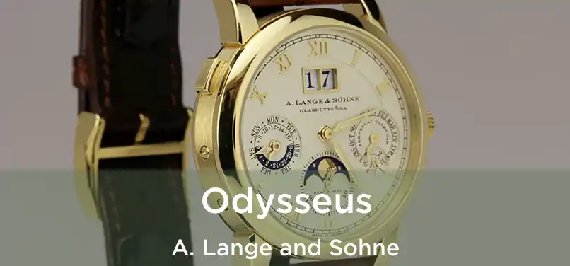  Odysseus A. Lange and Sohne